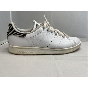 Size 8 Adidas Stan Smith Zebra Print Sneaker White Black B26590